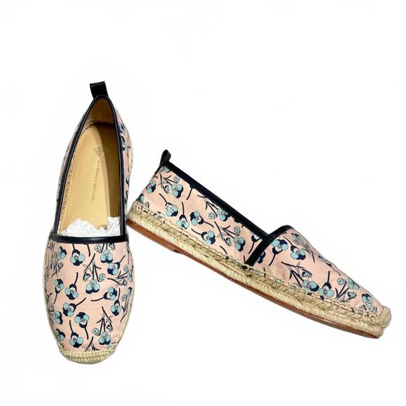 Antonio Melani Pink and Blue Daniza Pansy Print Espadrille flat shoes- size 8 - Picture 4 of 8